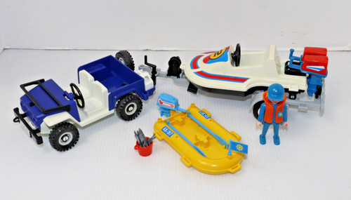Playmobil blue jeep speed - playmobil, &