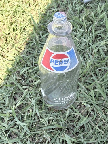 Vintage pepsi glass liter - pepsi,