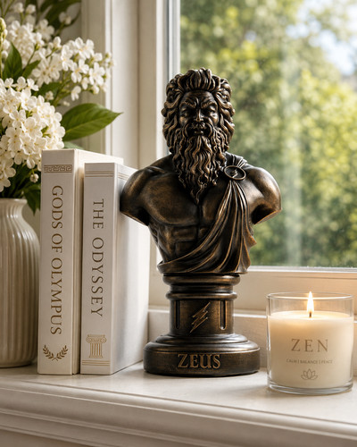 Zeus greek god - greek, bust