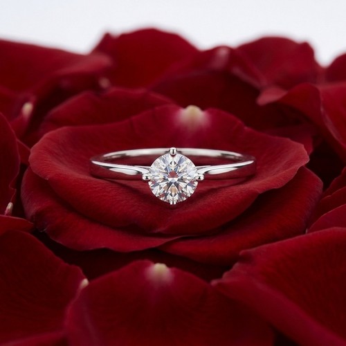 Minimalist solitaire ring - minimalist,