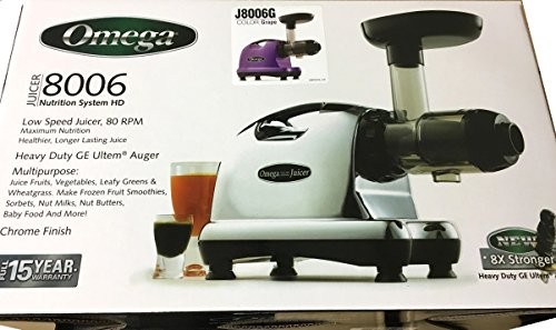 Omega j8006 masticating juicer - masticating,