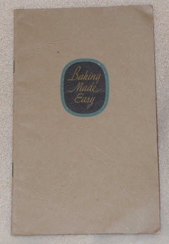 1931 baking made easy occident - easy,