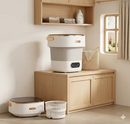 Foldable mini washer - foldable, portable