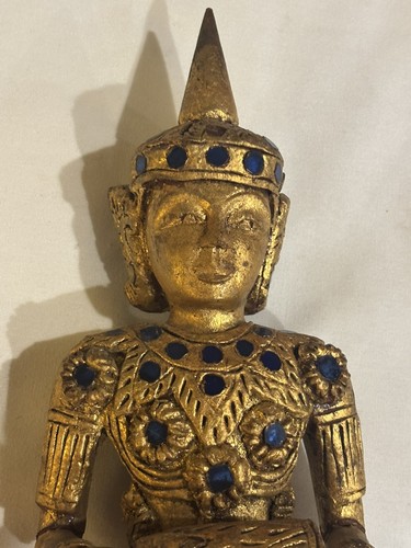 Vintage hand carved wood thai - vintage,