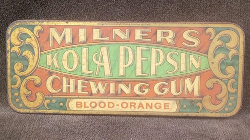 Vintage chewing gum tin - chewing,