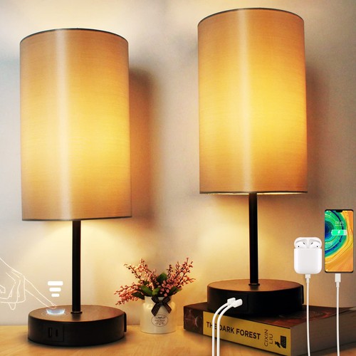 Set bedside table lamps - bedside,