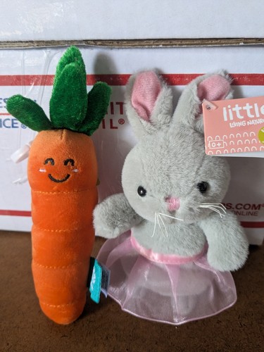 Carrot clip bunny plush - clip, &
