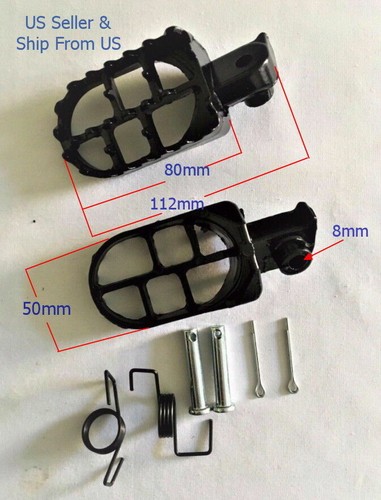 Foot pegs for honda xr100r - for,