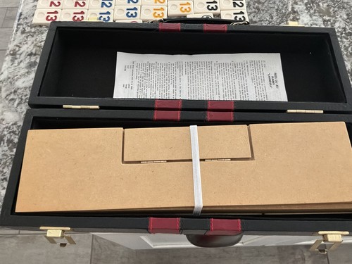 Rummy tile game - with, vinyl