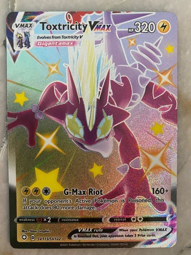 Toxtricity vmax rainbow shiny - vmax,