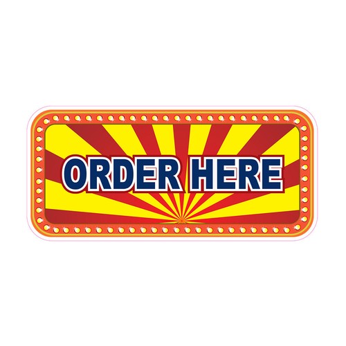 Food truck decals order here - truck,
