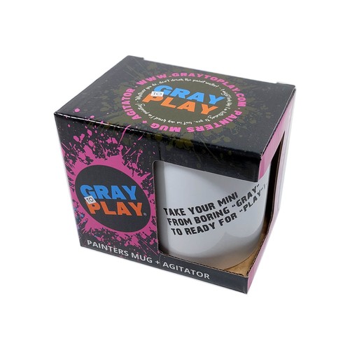 Paint water mug - paint, silicon