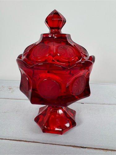 Vintage fostoria ruby red - ruby, coin