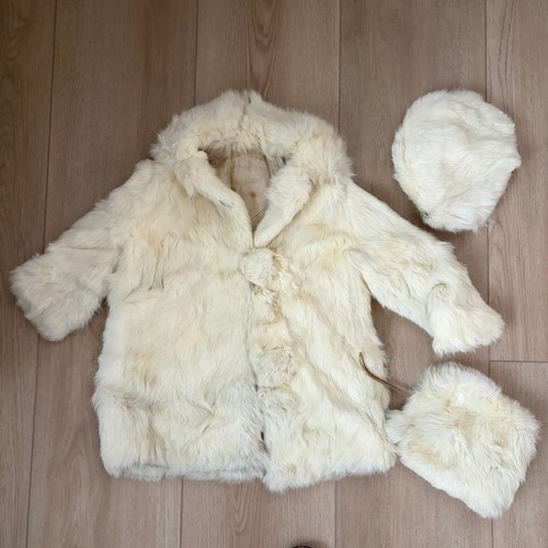 Vintage 1940s white - 1940s, fur