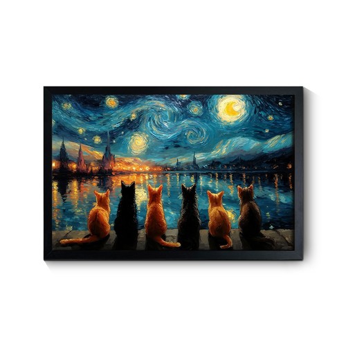 Funny van gogh - van, wall