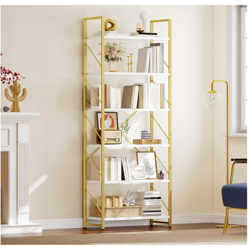 Modern tier gold white - 6-tier,