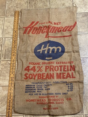 Vtg farm agriculture burlap - vtg,