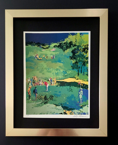 Leroy neiman golf circa - leroy,