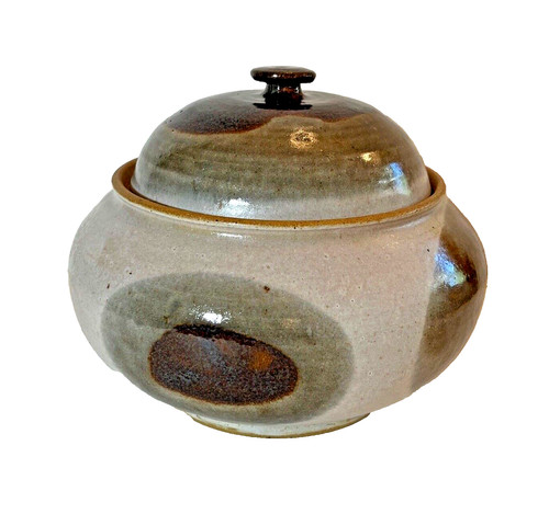 Vtg hand thrown covered - vtg,