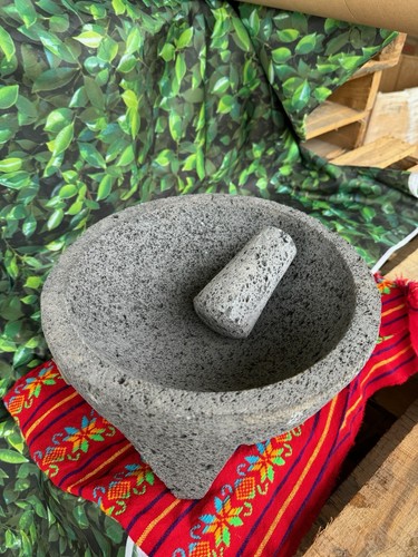 Molcajete stone 9in - molcajete,