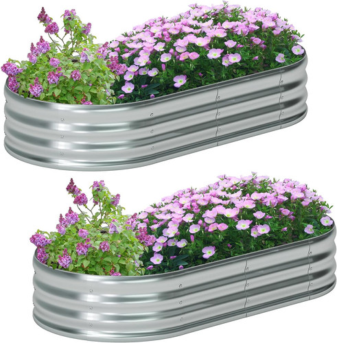 Pack galvanized oval - 2, raised