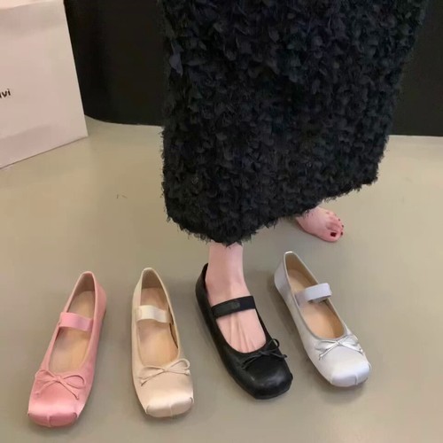 Ballet flat heel shoes women - ballet, women's