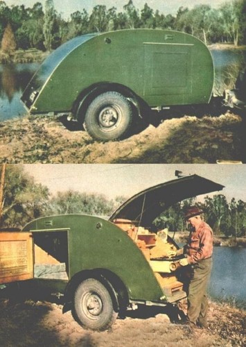 Vintage teardrop trailer - teardrop, plans