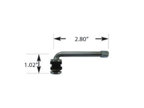 Chrome valve stems - 2.8",