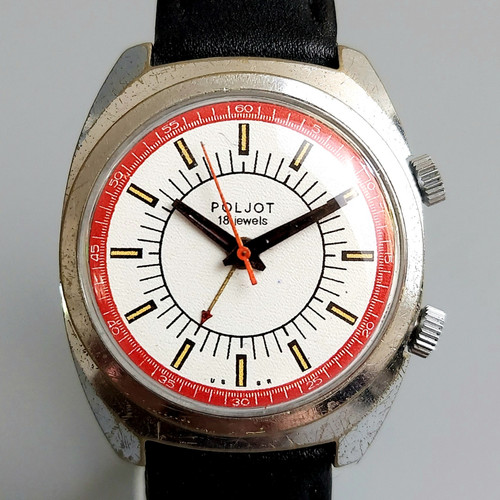 Soviet watch poljot alarm - soviet,