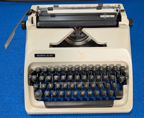 Adler portable typewriter - adler,