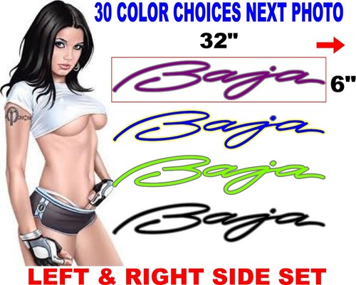 Baja boat decals - decals,