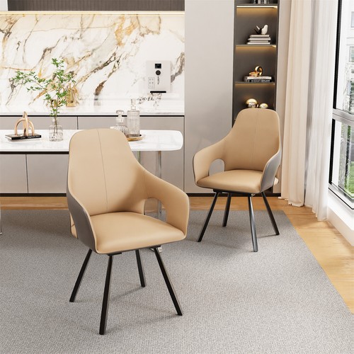 Swivel dining chairs set - chairs, 2
