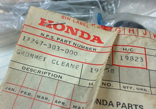 Nos honda parts - parts, grommet
