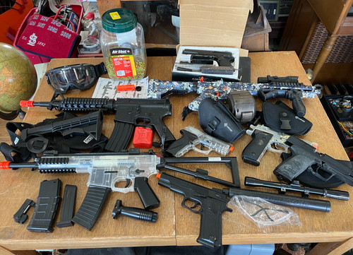 Collection airsoft guns - of,