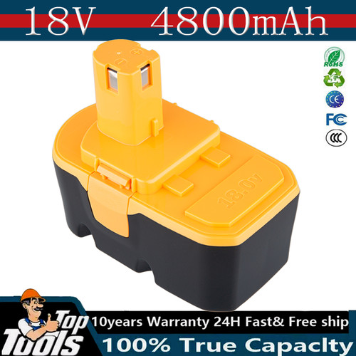 8ah 18v 18volt p100 lithium - 4.8ah,