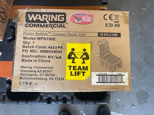 Waring commercial wpg150e - waring,