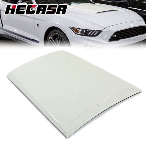Hecasa abs hood scoop - abs, white