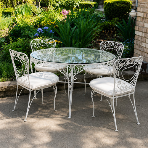 Vintage wrought iron patio - wrought,
