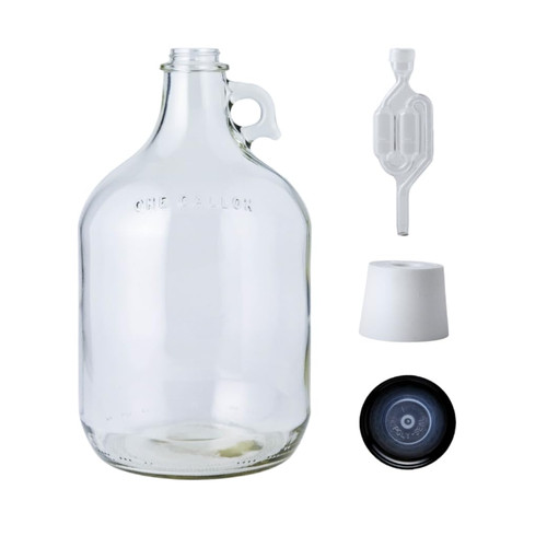 Glass fermenting jug - fermenting, carboy