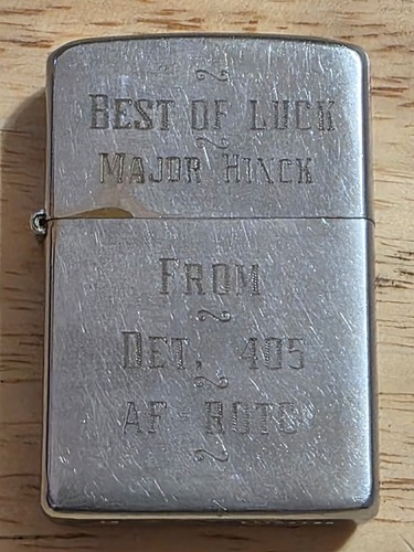 1956 zippo best luck major - luck,