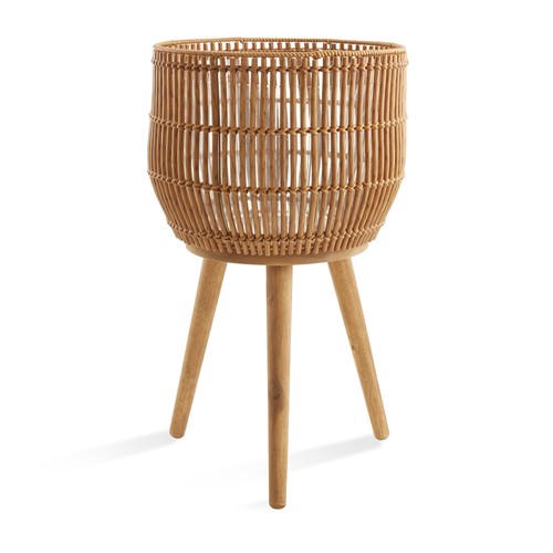 Indoor planter basket stand - indoor,