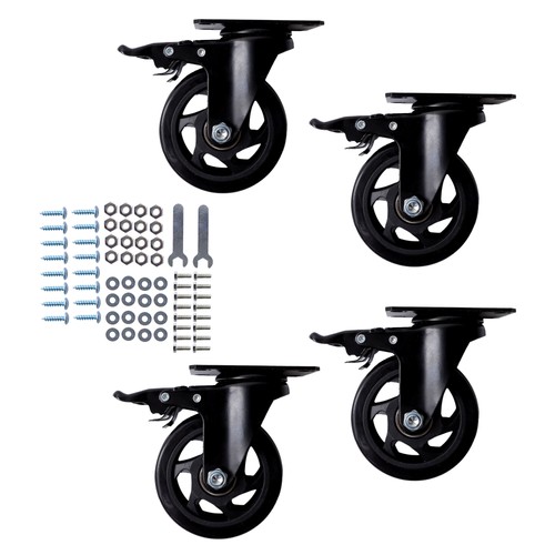 4pcs industrial heavy - 4pcs, 4"