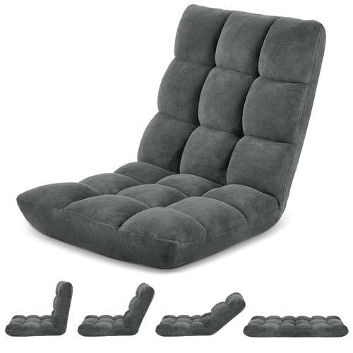 Folding floor chair - chair, back