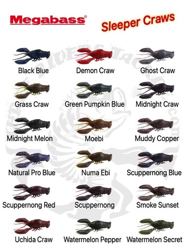 Megabass sleeper craw - sleeper, soft