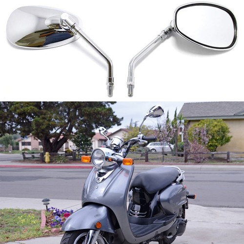 Motorcycle chrome rear view - motorcycle,
