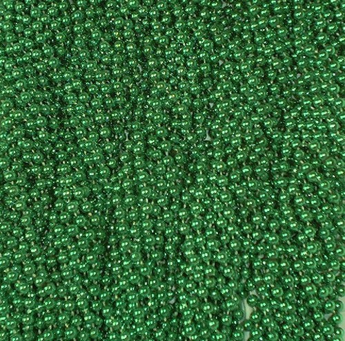 Green mardi gras beads - mardi,