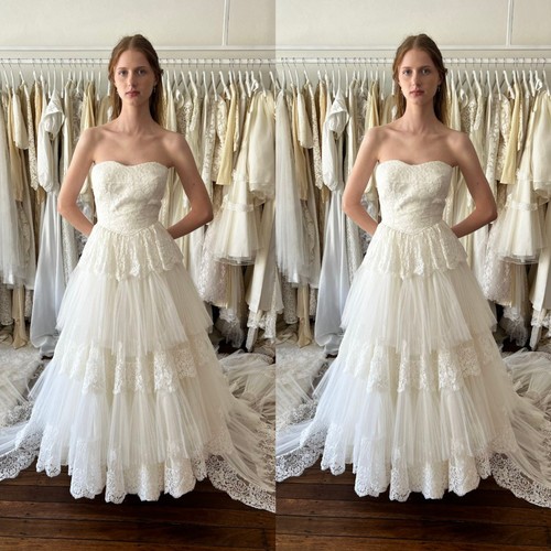 Tiered wedding dresses - wedding,