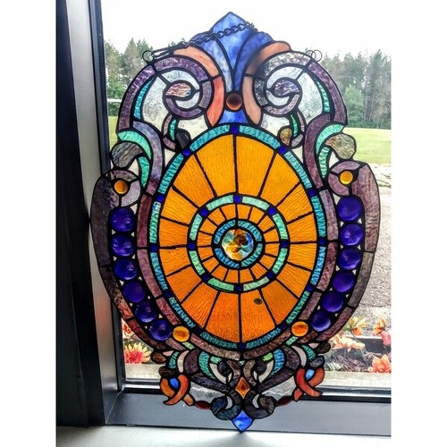 Victorian theme stained - victorian, glass
