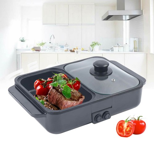 Electric non stick hot - pot, bbq