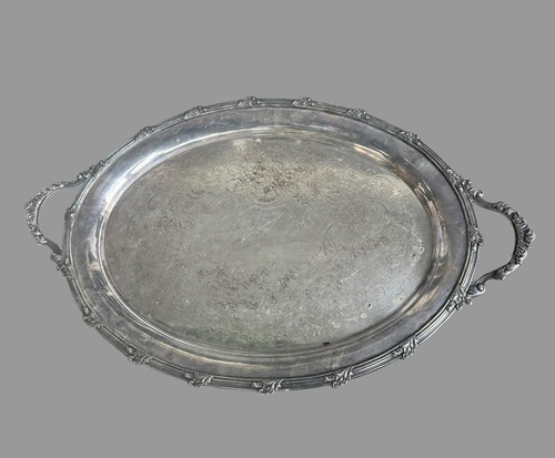 Vintage silverplate butler - vintage,